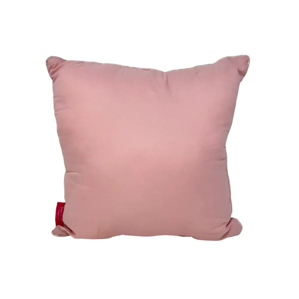 Juicy Couture Pink Cheetah Crown Throw Pillow 15x15 Y2K Home Decor Accent